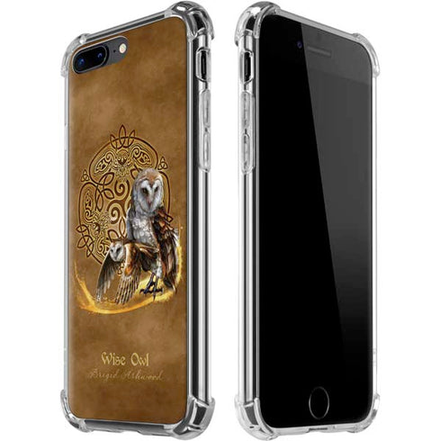 Owl Celtic Knot by Brigid Ashwood iPhone Cases